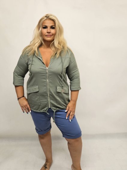 Lehká plátěná bunda Sandra vel. 44/46