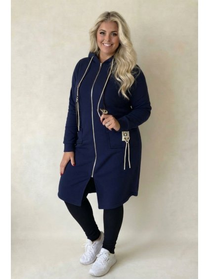 Luxusní teplý mikinový kabátek Soňa