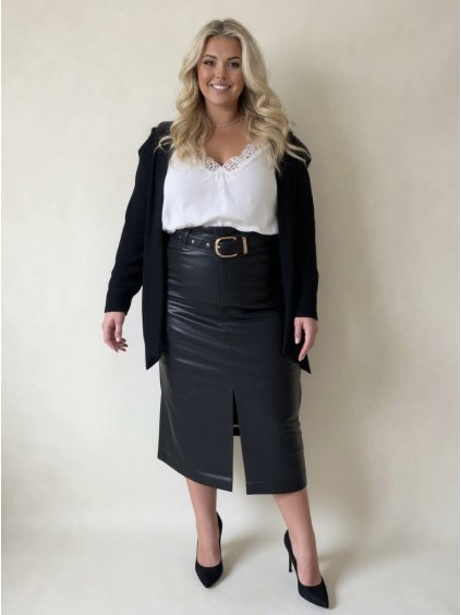 Sukně koženého vzhledu Jane