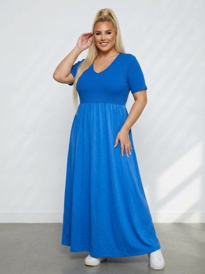 Šaty Monroe s véčkovým výstřihem