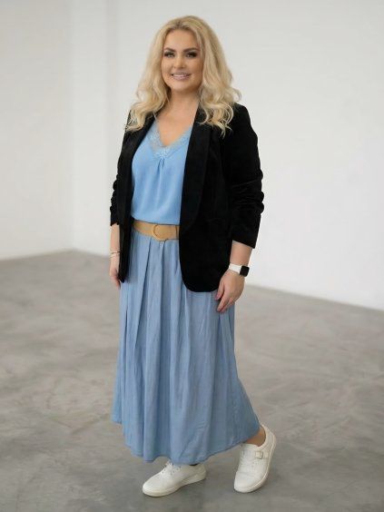 Dlouhá sukně denim