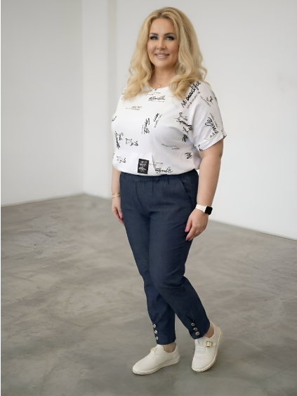 Kalhoty 7/8 jeans vzhled