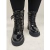 Kozačky kotníkové lakované  39-43 model 2