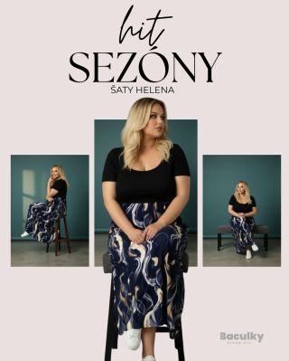 Stylové, pohodlné a nepřehlédnutelné❤️💫 Šaty Helena v džínově modré jsou hitem této sezóny! Tak rychle než zmizí🛒 🛍️...