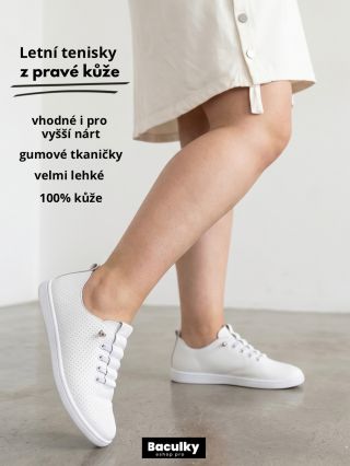 Holky, jsou top ke každému outfitu!!😍 Lehké letní tenisky z pravé kůže, které se přizpůsobí i vyššímu nártu. Díky gumovým...