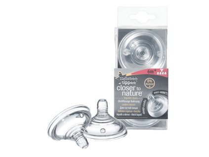 silikonove savicky tommee tippee 6m prutok kase 6m