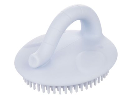 canpol babies silikonovy koupelovy kartac modry