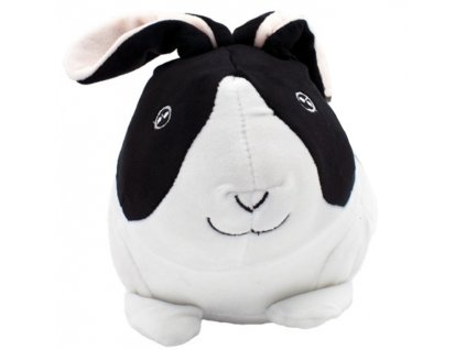 plysova hracka tulilo kralicek 27 cm bilo cerny