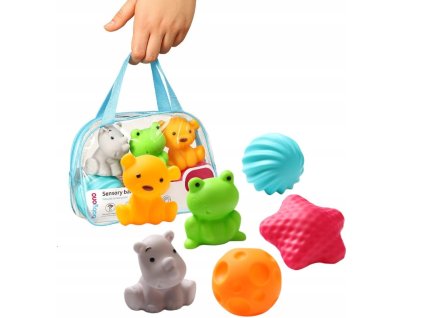 edukacni senzoricke balonky 6 ks v tasce