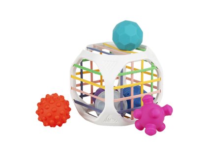 senzoricka multifunkcni hracka 4v1 kostka