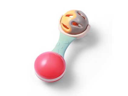 chrastitko kousatko pro miminko se zvukem mic pastel