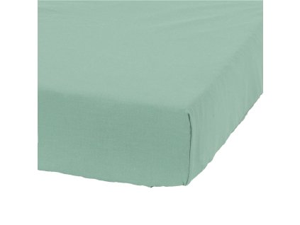 bavlnene prosteradlo 60x120cm zelena