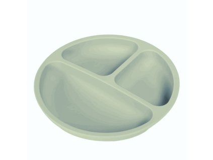 silikonovy talir trikomorovy sedomodry