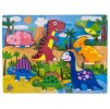 drevene zabavne puzzle vkladaci 35x22 5cm dinosauri