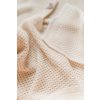 bambusova deka pro miminko teddy 80x100cm ecru smetanova