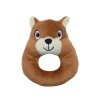 plysove chrastitko veverka 12cm hneda