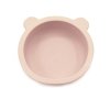 silikonova miska s prisavkou medvidek prumer 12 cm pudrova
