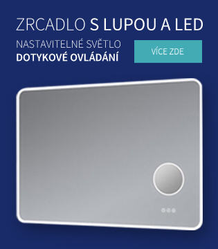 Zrcadla s LED osvětlením a oblými rohy