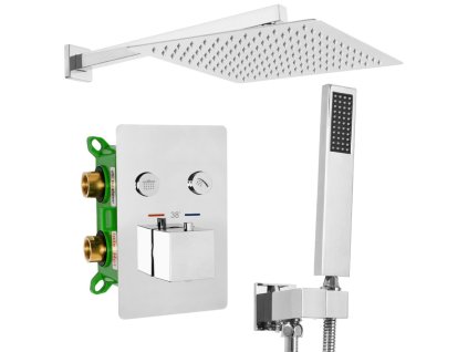 REA - Sprchový termostatický set FENIX DAVIS CHROM z termostatem + BOX REA-P6356