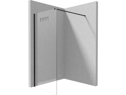 DEANTE - Mokko nero Sprchový kout, walk-in, 100 cm KQM_N30P
