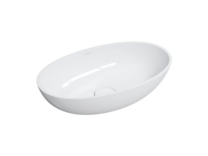 OMNIRES - SHELL M+ umyvadlo na desku, 60 x 35 cm bílá lesk /BP/ SHELLUNBP