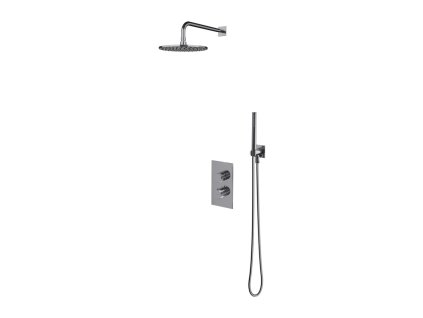 OMNIRES - CONTOUR termostatický podomítkový sprchový systém chrom /CR/ SYSCT11CR