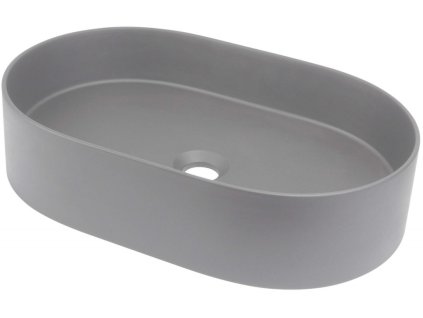 DEANTE - Silia metallic grey Granit umyvadlo, oval CQS_SU6S