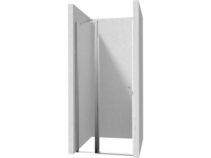 DEANTE - Kerria Plus chrom sprchové dveře bez stěnového profilu, 100 cm - výklopné KTSU043P