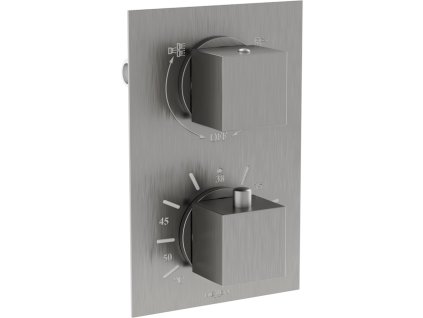 MEXEN - Cube termostatická baterie sprcha/vana 2-output grafit 77502-66