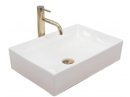 REA - Umyvadlo na desku Inga 50x35 bílé REA-U1022