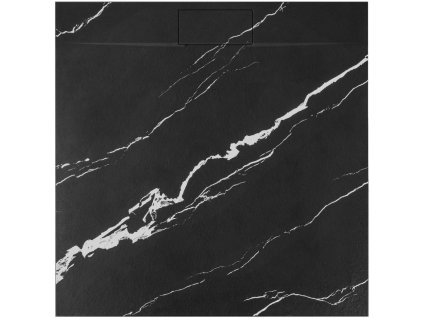 REA - Sprchová vanička Bazalt CARRARA BLACK 90x90 REA-K7003