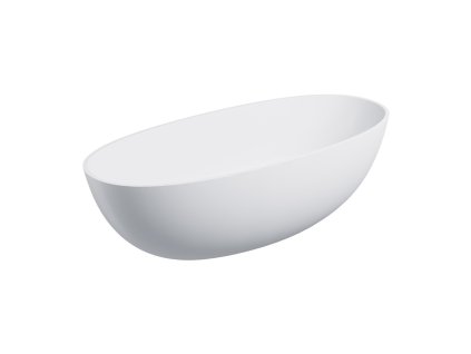 OMNIRES - SHELL M+ volně stojící vana, 175 x 78 cm, bílá mat SHELL175WWBM