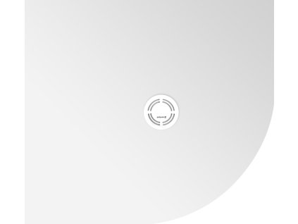 FLEXIA vanička z litého mramoru čtvrtkruh, s možností úpravy rozměru, 100x90cm, R550, levá  + slevový kód