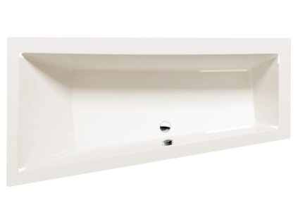 ANDRA L asymetrická vana 180x90x45cm, ivory