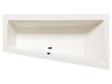 ANDRA R asymetrická vana 170x90x45cm, ivory