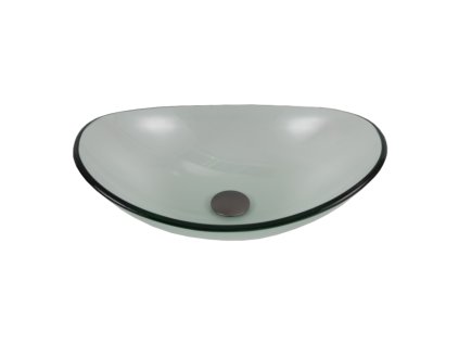 sklenene umyvadlo na desku deventer 553716 cm