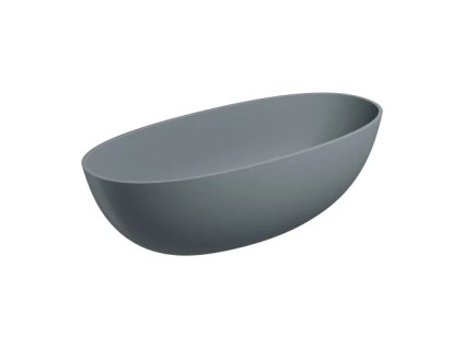 OMNIRES - SHELL M+ volně stojící vana, 175 x 78 cm, šedá/popel SHELL175WWAG