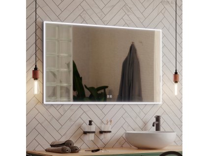 cerne led zrcadlo 100x700 s dotykovym senzorem nahled