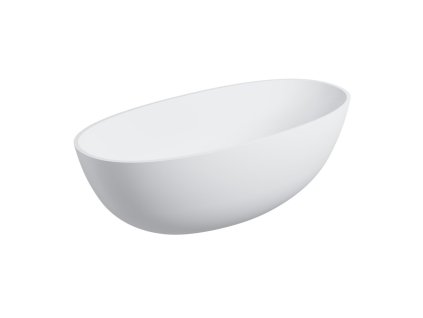 OMNIRES - SHELL M+ volně stojící vana, 160 x 75 cm bílá mat /BM/ SHELLWWBM