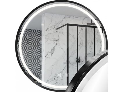 REA - Zrcadlo LED 50cm MMJ Black HOM-05511