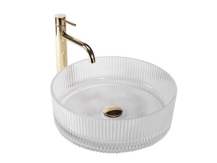 REA - Umyvadlo na desku Ingrid Transparent REA-U0278