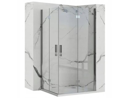 REA - Sprchová kabina Molier Chrome Double 80x80 KPL-K6368