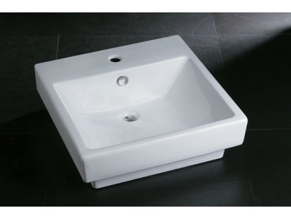 Rozměr: 510x500x185mmKeramické umyvadlo s bílou glazurou. (bss73