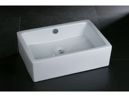 Rozměr: 510x360x150mmKeramické umyvadlo s bílou glazurou. (bss73