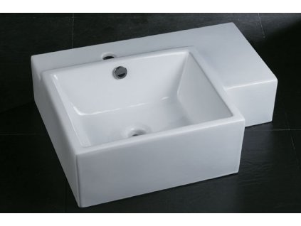 Rozměr: 750x470x180mmKeramické umyvadlo s bílou glazurou. (bss73