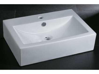 Rozměr: 620x420x160mmKeramické umyvadlo s bílou glazurou. (bss95