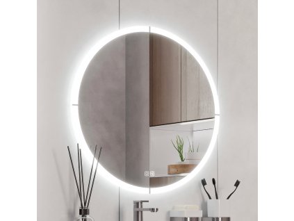 kulate led zrcadlo pr 600 s dotykovym senzorem nahled