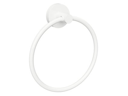 X-ROUND WHITE držák ručníků kruh, bílá mat