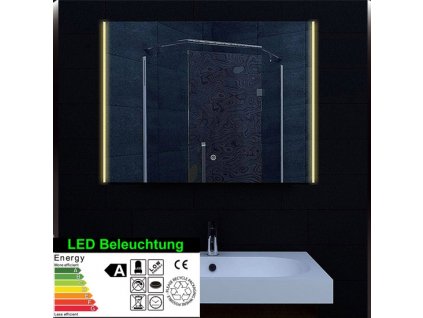 Zrcadlo s osvětlením a nastavením barvy světla 1000x620x40mm (bs