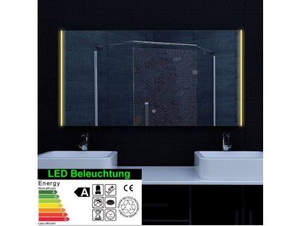 Zrcadlo s osvětlením a nastavením barvy světla 1400x620x40mm (bs